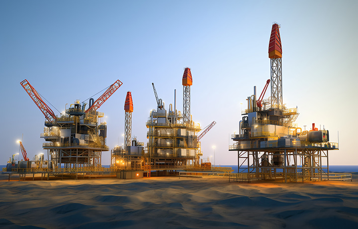 Oil Drilling Platform