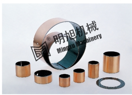 What types of solid self-lubricating bearings include?